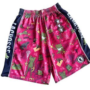 Flow Society Men's Lacrosse Frog Athletic Shorts - Size Medium